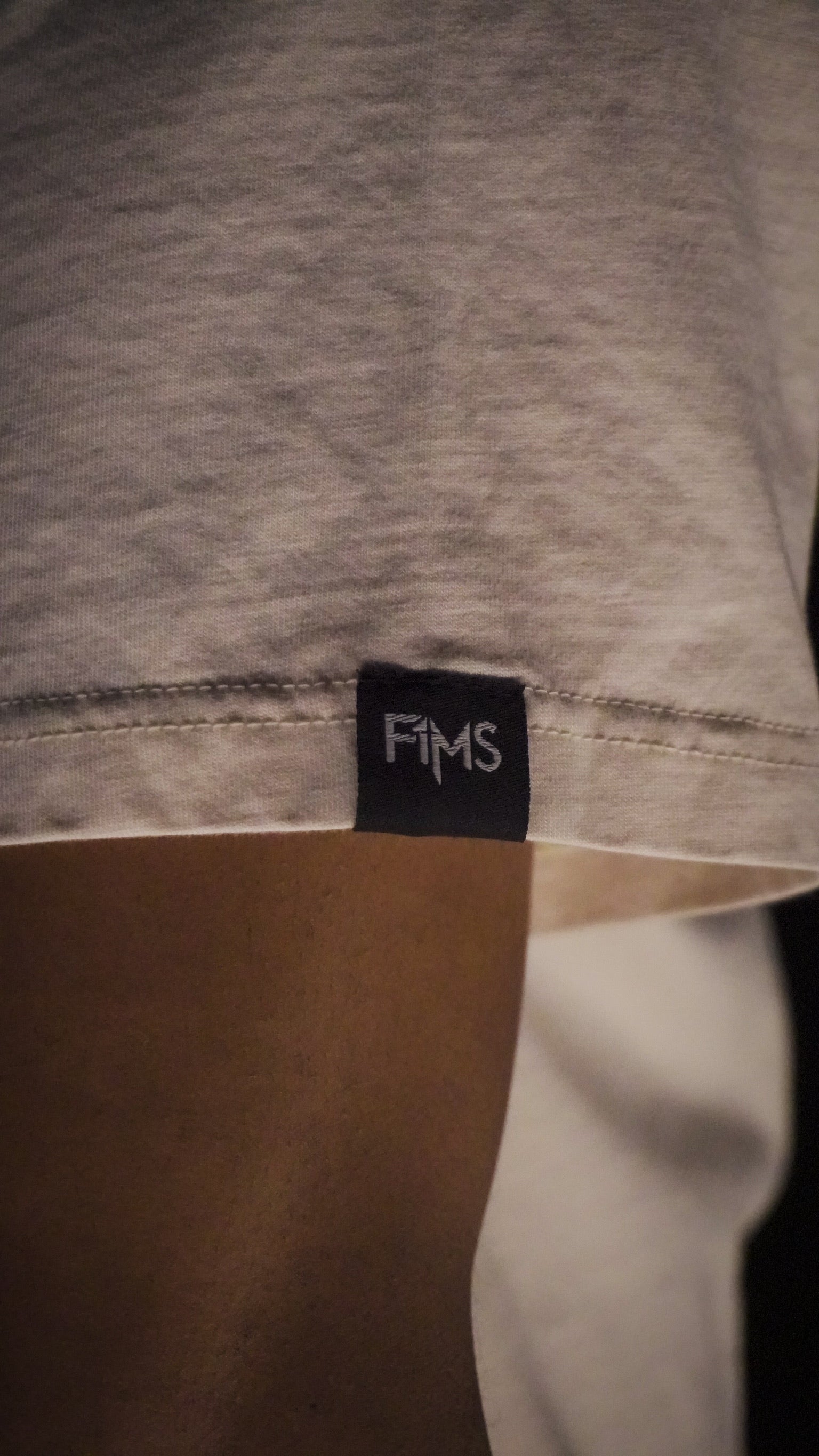 F1MS on Faded Bone Oversized Shirt