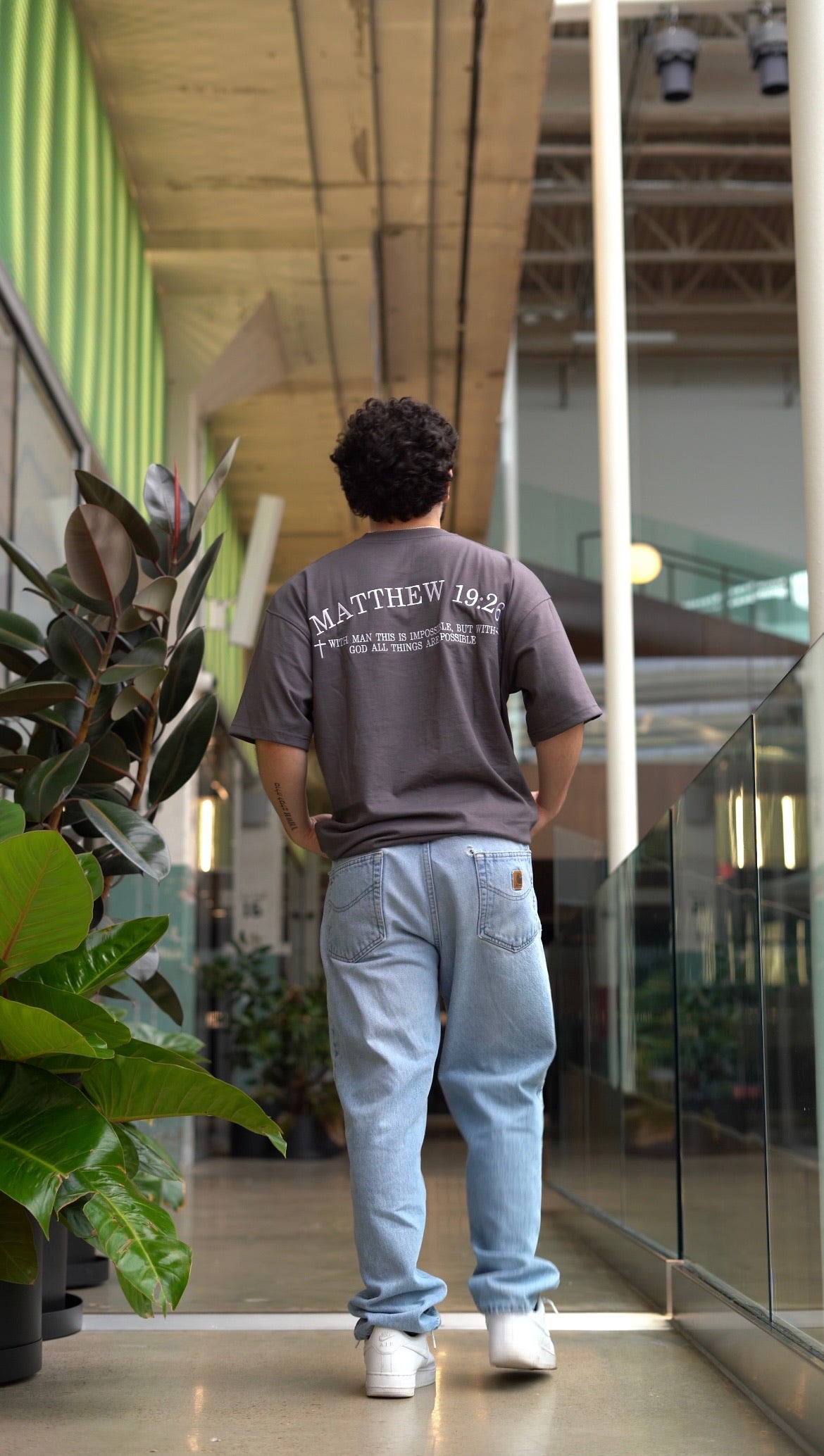 God > Everything Grey Oversized T-shirt