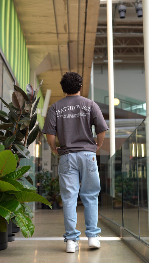 God > Everything Grey Oversized T-shirt